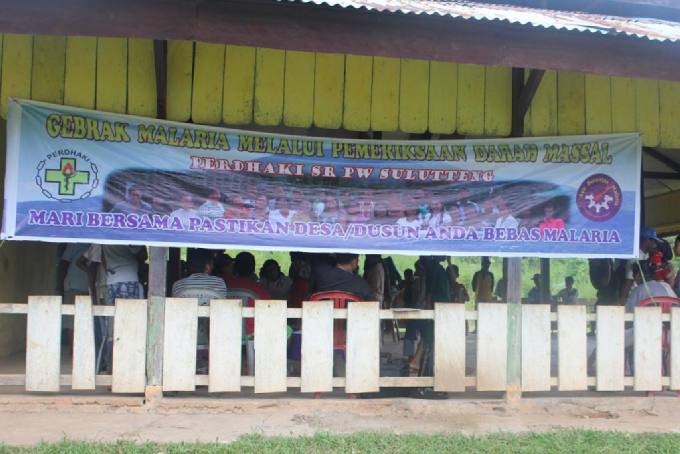 Gebrak malaria melalui pemeriksaan darah massal