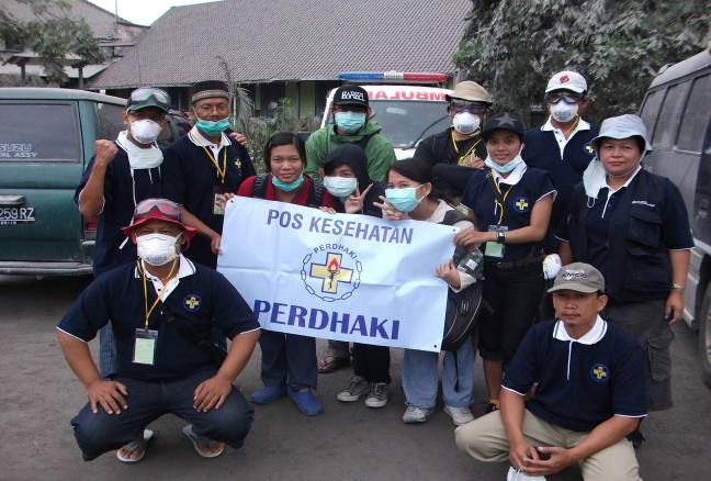 Tim pos kesehatan PERDHAKI